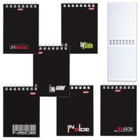 Блокнот 40л А7 75х110мм клетка гребень картон Хатбер Inside стиль 1/120