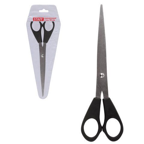 Ножницы 165мм метал европодвес в чехле Basic Staff 1/12