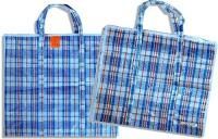 Сумка хозяйственная с молнией (60х50) Клетка 1/12/120