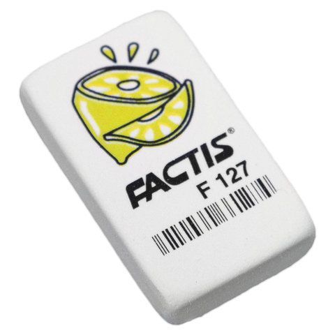 Ластик FACTIS F 127 (Испания), 40х24х10мм, ассорти, прямоугольный, мягкий, CNFF127