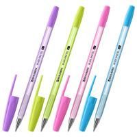 Ручка шариковая синяя узел 0,7мм корпус ассорти BRAUBERG M-500 PASTEL 1/50