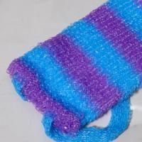 Мочалка для тела вязаная махровая Доляна 1/30