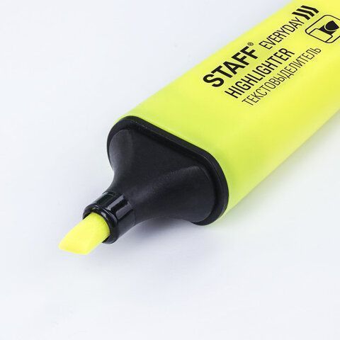 Текстмаркер желтый 1-5мм STAFF EVERYDAY 1/12