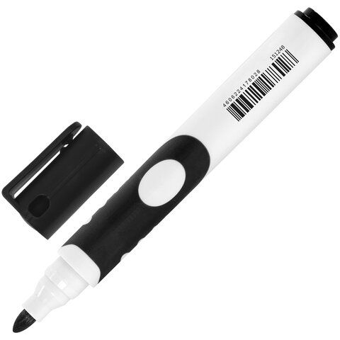 Маркер для доски НАБОР 4шт 5мм круглый наконечник BRAUBERG SOFT 1/12/144