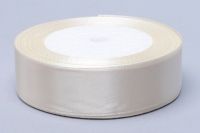 Лента атласная 25мм 25м шампань 1/5