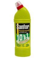 Средство жидкое 750мл чистящее Санфор-гель 10 в 1 Свежесть лимона 1/15