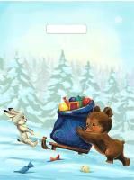 НГ Пакет с вырубной ручкой (23х30)-30 Звездная доставка ТИКО 100/3000