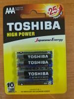 Элемент питания alkaline TOSHIBA АAА (LR03) (4шт) 1/60