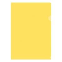 Папка-уголок А4 прозрачная желтая 150мкм OfficeSpace 1/20