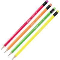 Карандаш ч/гр HB c ластиком Attache Colorful 12/144