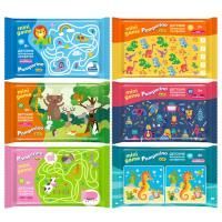 Салфетки влажные Pamperino mini gamе Kids антибактериальные (20) 1/72