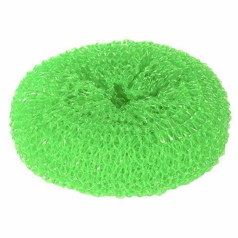 Мочалка для посуды пластиковая (3шт) ЛАЙМА сетчатые по 7г 1/100 (клиент)