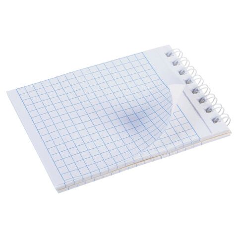 Блокнот 40л А7 75х105мм гребень клетка HATBER Мой любимый блокнот 1/120