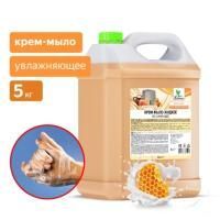Мыло жидкое крем 5л канистра Soapy Premium молоко и мёд Clean&Green 1/2