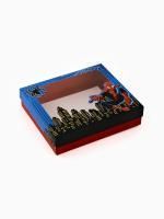 Подарочная коробка 23х20х5,5см Супергерой 1/200