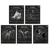 Тетрадь 48л А5 клетка Гарри Поттер 5 дизайнов Centrum 1/10/80