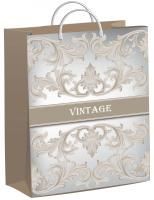 Пакет пластиковый (30х40+10)-140 Винтажный 1/40