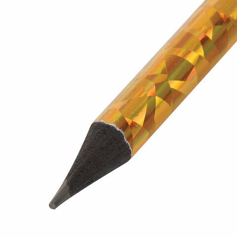 Карандаш ч/гр HB ассорти, дисплей Hologram BRAUBERG PREMIUM TURKEY 1/72/1728