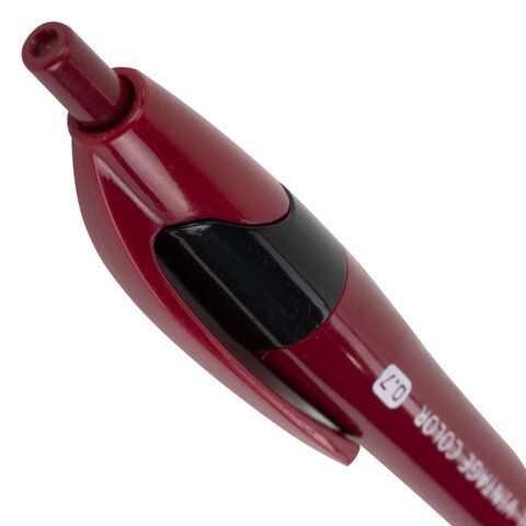 Ручка шариковая автомат синяя узел 0,7мм BRAUBERG DUAL VINTAGE 1/12