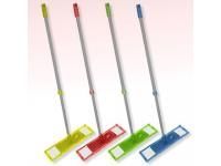 Швабра для пола VETTA микрофиб,  без телескоп. чер 120см, насадка 40х10см 46958 1/1