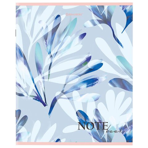 Тетрадь 96л А5 клетка скоба BRAUBERG 1/5/50