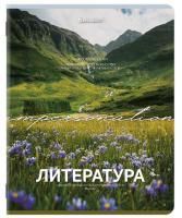 Тетрадь предметная 48л А5 клетка Литература Классика природы BRAUBERG 10/80