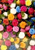 Бант-роза 3см малая ассорти 200/200