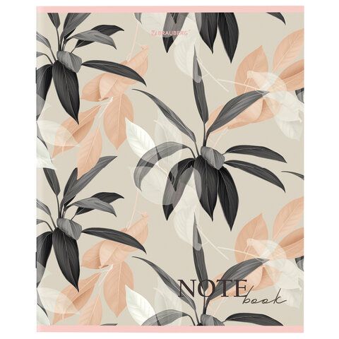 Тетрадь 96л А5 клетка скоба BRAUBERG 1/5/50