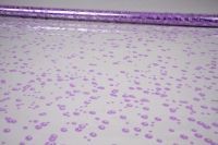 Ролик 70см х10м пленка полипропилен с рисунком Пузыри, сиреневый 1/10 