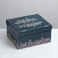 НГ Подарочная коробка 31х25х16см С новым годом 1/38