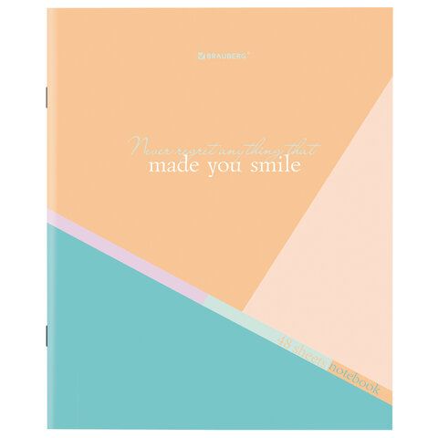 Тетрадь 48л А5 клетка обложка картон Multicolor BRAUBERG 1/10/100