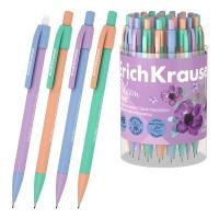 Карандаш ч/гр НВ механический 0,5мм корпус ассорти Tropic Pastel Bloom 1/24