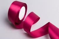 Лента атласная 40мм 25м бордовый 1/5