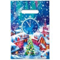 НГ Пакет с вырубной ручкой (20х30)-30 Волшебная ночь 100/2000