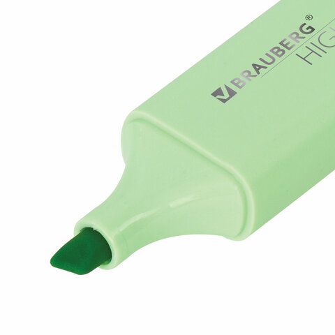 Текстовыделитель МЯТА линия 1-5 мм BRAUBERG Original pastel 1/12 (вывод)