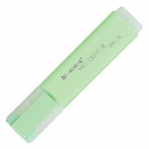 Текстовыделитель МЯТА линия 1-5 мм BRAUBERG Original pastel 1/12 (вывод)
